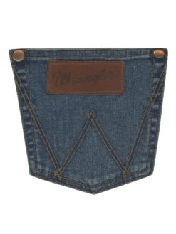 Wrangler | Retro Green Jean - Shelby High Rise Trouser -Western Cowboy Equipment Shop 11MPESY PP01 SWPP PRD