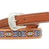 Nocona | Brown Blue/Multi Beaded Belt 2 Nocona | Brown Blue/Multi Beaded Belt -Western Cowboy Equipment Shop 151231203540