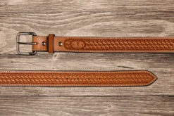 Texas Saddlery | Natural Basket Belt