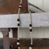 Rustic Rose Jewelry | #191 Black Onyx & Sterling Silver Beaded Necklace -Western Cowboy Equipment Shop B0E5EE29 0B99 446E B2E4 8195EB2FD56B