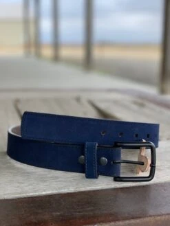 Vintage Bison | Navy Falcon Belt
