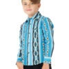 Wrangler | Boys Blue Checotah LS Shirt