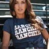 Cruel | Ladies Navy Ranchin T-Shirt 1 Cruel | Ladies Navy Ranchin T-Shirt -Western Cowboy Equipment Shop CTT7385002 1