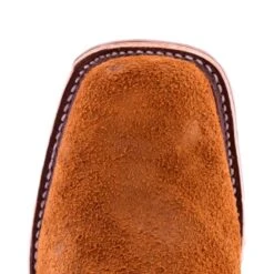 Olathe Boot Co. | All-Over Rust Crazy Horse Roughout Boot -Western Cowboy Equipment Shop DSC 0013 clipped rev 1