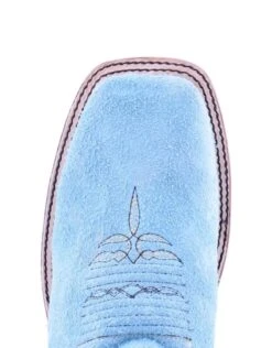 Fenoglio Boot Co. | Tiffany Blue Roughout Ladies Boot -Western Cowboy Equipment Shop Fenoglio Boot Co. Ladies Tiffany Blue Roughout Ladies Boot 3