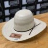 Twister | Open Crown 4 1/4" 2-Tone Shantung Straw Hat -Western Cowboy Equipment Shop IMG 1257