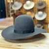 Rodeo King | Charcoal 7X Black 12 Ligne Band Felt Cowboy Hat -Western Cowboy Equipment Shop IMG 4513