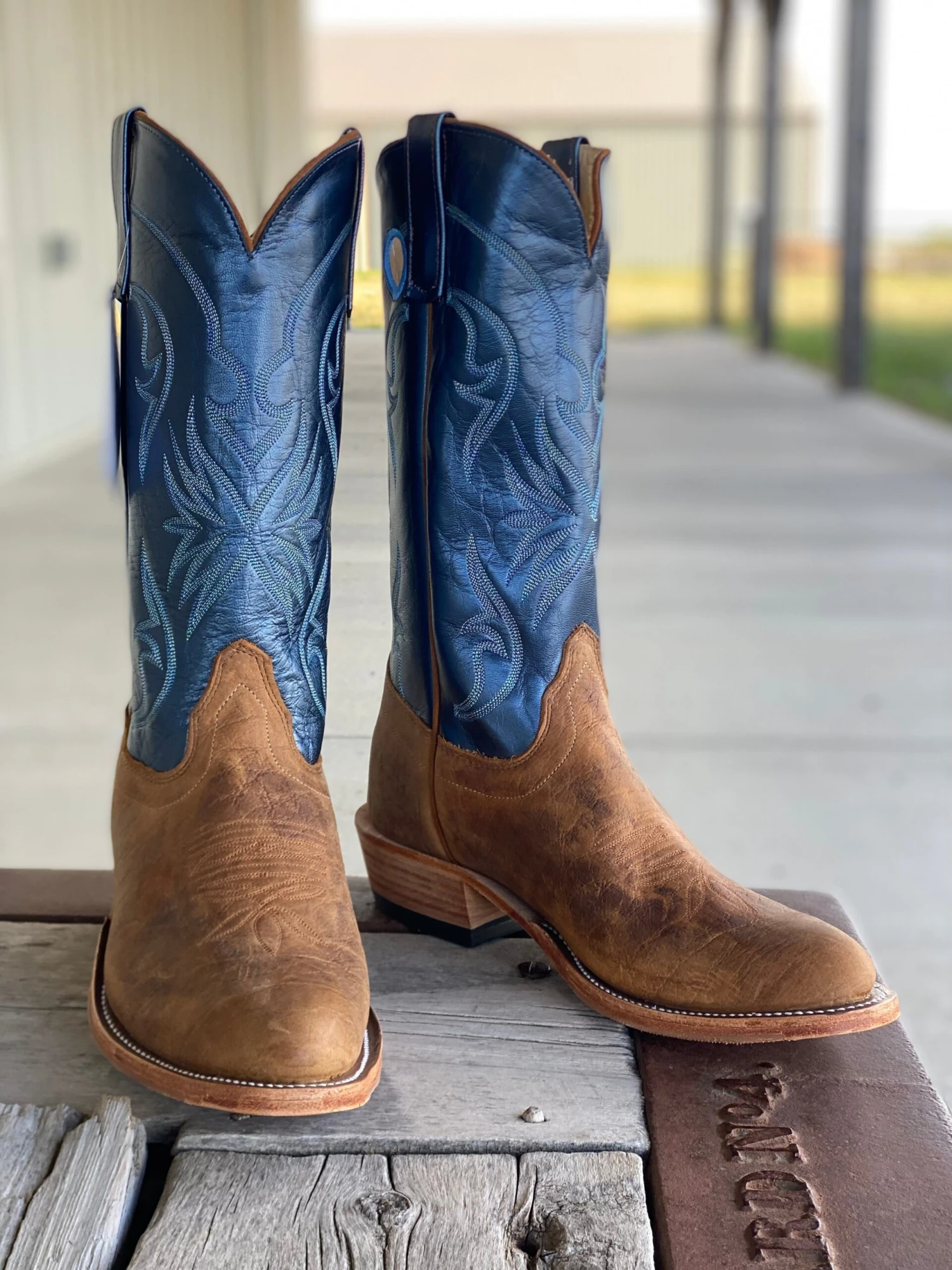 Olathe Boot Co. | Natural Brahma Bison J Toe Boot 3 Olathe Boot Co. | Natural Brahma Bison J Toe Boot