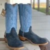 Fenoglio Boot Co. | Navy Carpincho Boot -Western Cowboy Equipment Shop IMG 5107