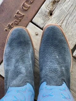 Fenoglio Boot Co. | Navy Carpincho Boot -Western Cowboy Equipment Shop IMG 5109