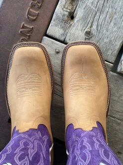Anderson Bean | Teak Crazyhorse Purple Mad Dog Boot -Western Cowboy Equipment Shop IMG 5217