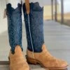 Fenoglio Boot Co. | Camello Pullup R/O Tall Top Boot -Western Cowboy Equipment Shop IMG 6106