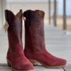 Fenoglio Boot Co. | Burgundy Roughout Boot 1 Fenoglio Boot Co. | Burgundy Roughout Boot -Western Cowboy Equipment Shop IMG 8521 1
