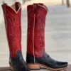 Olathe Boot Co. | Black Wyoming Tall Top Boot -Western Cowboy Equipment Shop IMG 8819 1