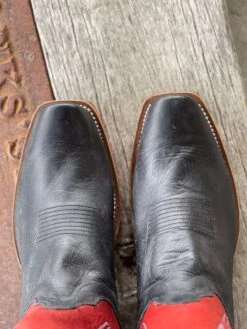 Olathe Boot Co. | Black Wyoming Tall Top Boot -Western Cowboy Equipment Shop IMG 8821 1
