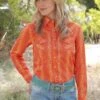 Cruel | Ladies Orange Ombré Shirt -Western Cowboy Equipment Shop IMG 0511