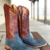 Anderson Bean | Indigo Navajo Bison Boot 1 Anderson Bean | Indigo Navajo Bison Boot -Western Cowboy Equipment Shop IMG 0627