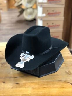 Twister | Black 3X Wool Brick Felt Hat