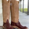 Olathe Boot Co. | Kango Tabacco SM Ostrich Tall Top Boot -Western Cowboy Equipment Shop IMG 1203