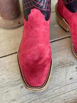 Olathe Boot Co. | Firebird Pig Suede Tall Top Boot -Western Cowboy Equipment Shop IMG 2321