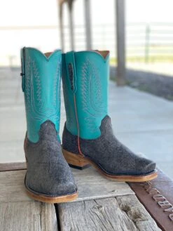 Fenoglio Boot Co. | Grey Cape Buffalo 11" Top Boot