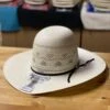 Twister | Open Crown 4 1/4" Tri-Vent Shantung Straw Hat -Western Cowboy Equipment Shop IMG 3769