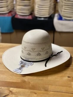 Twister | Open Crown 4 1/4" Tri-Vent Shantung Straw Hat