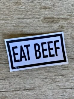 Bison Range | Eat Beef Sticker