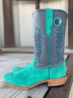 Fenoglio Boot Co. | Jade Moto Rough Out Boot -Western Cowboy Equipment Shop IMG 4848