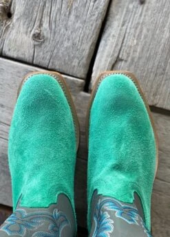 Fenoglio Boot Co. | Jade Moto Rough Out Boot -Western Cowboy Equipment Shop IMG 4849