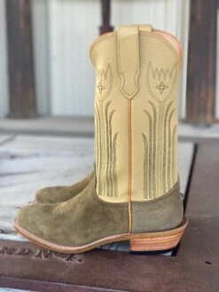 Fenoglio Boot Co. | Olive Arizona Rough Out Boot 6 Fenoglio Boot Co. | Olive Arizona Rough Out Boot -Western Cowboy Equipment Shop IMG 5095