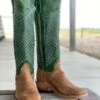 Olathe Boot Co. | Natural Brahma Bison/Jade Navajo Boot 1 Olathe Boot Co. | Natural Brahma Bison/Jade Navajo Boot -Western Cowboy Equipment Shop IMG 5837 2fba1df7 4701 4f62 8598 254b589c82e1