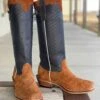 Fenoglio Boot Co. | Shrunken Bison Roughout Boot -Western Cowboy Equipment Shop IMG 6101