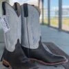 Anderson Bean | Grey Navajo Bison Boot -Western Cowboy Equipment Shop IMG 8698