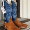 Anderson Bean | Rust Crazyhorse Roughout Boot -Western Cowboy Equipment Shop IMG 9744