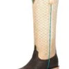 Macie Bean Top Hand | Grey Rodeo Shrunken Shoulder Ladies Boot -Western Cowboy Equipment Shop M9505