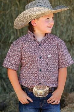 Cinch | Boys Multi Print SS Shirt