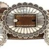 Nocona | Oval Concho Leather Belt -Western Cowboy Equipment Shop N320000002