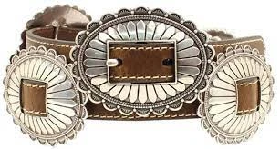 Nocona | Oval Concho Leather Belt 3 Nocona | Oval Concho Leather Belt