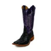 Rios Of Mercedes | Black Full Quill Ostrich Boot -Western Cowboy Equipment Shop Rios of Mercedes Black Full Quill Ostrich Boot 2