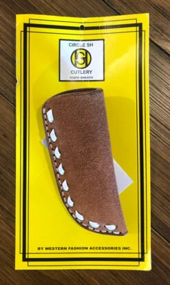 Ranger Belt Co. | Buckstitch Trimed Rough Out 4" Knife Sheath