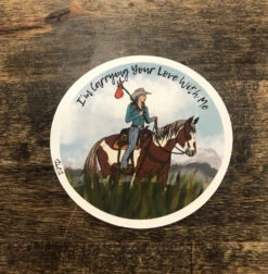 Bison Range | Carrying Your Love Sticker