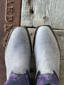 Fenoglio Boot Co. | Grey Vintage Lizard 11" Boot -Western Cowboy Equipment Shop UNADJUSTEDNONRAW thumb 294