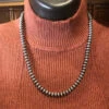 Rustic Rose Jewelry | 20” Navajo Pearl Saucer Beads Necklace -Western Cowboy Equipment Shop UNADJUSTEDNONRAW thumb 2a