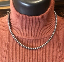 Rustic Rose Jewelry | 16" 5mm Navajo Pearl Necklace