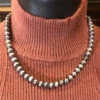 Rustic Rose Jewelry | 16" 8mm Navajo Pearl Necklace -Western Cowboy Equipment Shop UNADJUSTEDNONRAW thumb 33