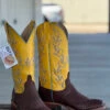 Anderson Bean | Brown Slanted Buffalo Boot -Western Cowboy Equipment Shop UNADJUSTEDNONRAW thumb 80