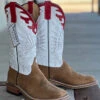 Anderson Bean | Tan Newman Roughout Chicken Boot