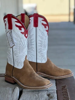 Anderson Bean | Tan Newman Roughout Chicken Boot