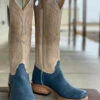 Olathe Boot Co. | Blue Safari Shark Boot -Western Cowboy Equipment Shop UNADJUSTEDNONRAW thumb c9